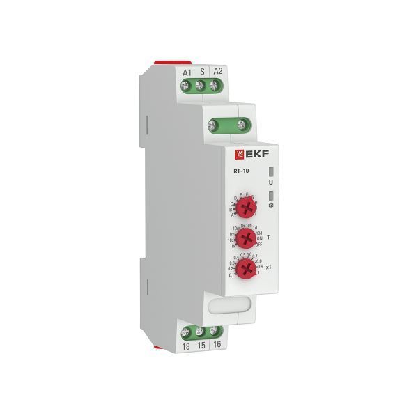 Реле времени (10 устанавл. функц.) RT-10 EKF PROxima