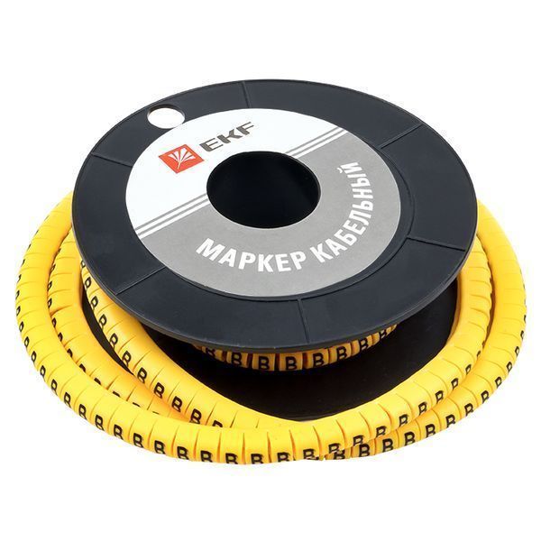 Маркер кабельный 2,5 мм2 "B" (1000 шт.) (ЕС-1) EKF PROxima