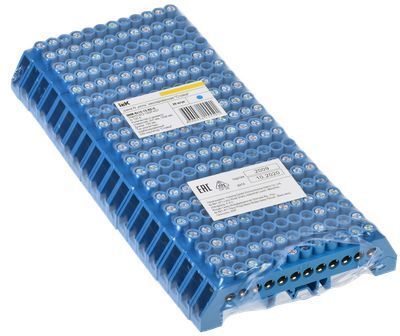 Шина N "ноль" в комбинированном DIN-изоляторе типа "Стойка" ШНИ-8х12-12-КС-С IEK