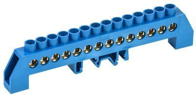 Шина N "ноль" в комбинированном DIN-изоляторе типа "Стойка" ШНИ-8х12-14-КС-С IEK