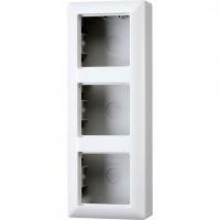 Коробка для накладного монтажа 3-ая Jung А/AS Белый