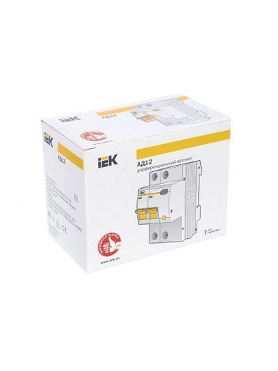 KARAT Дифференциальный автомат АД12 2P 25А 300мА тип AC IEK