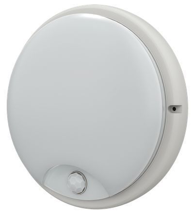 Светильник светодиодный ДПО 4100Д 12Вт 4000K IP54 круг белый с инфракрасным датчиком движения IEK