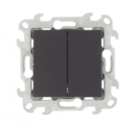 SIMON  S24  Графит  Перекл. 2-кл. 2410397-038