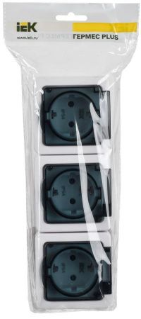 IEK  Гермес Plus  Дымч. Роз. 3-ая з/к ОП IP54 РСб23-3-ГПБд ERMP32-K03-16-54-EC