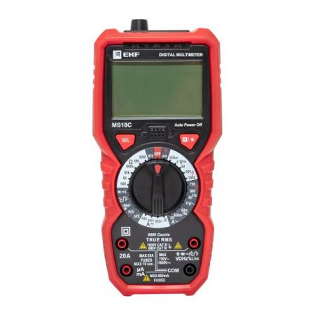 Мультиметр цифровой MS18C EKF Professional