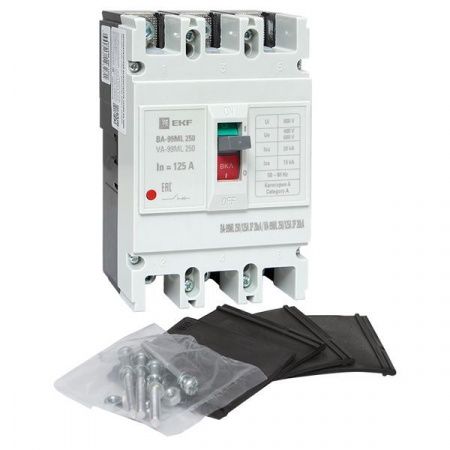 Автоматический выключатель ВА-99МL 250/160А 3P 20кА EKF Basic