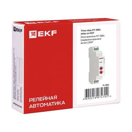 Реле времени RT-SBA (задержка времени включ.) EKF PROxima