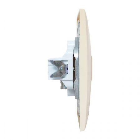 Валенсия розетка телевизионная 1-местная 75Ом 5-862МГц кремовая EKF