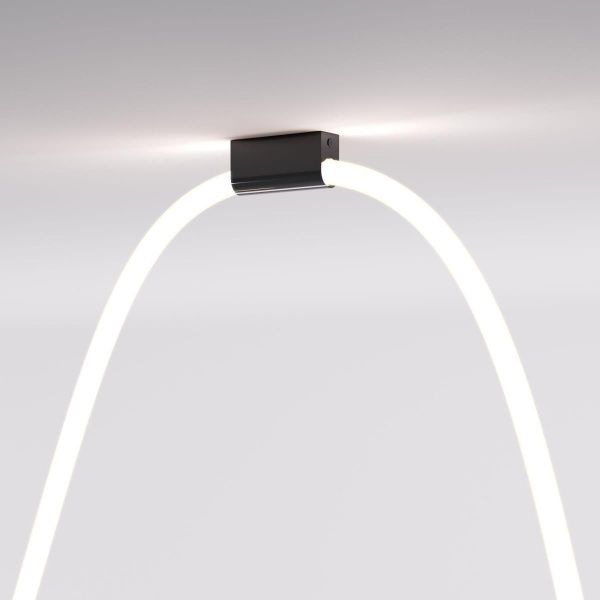 Накладные крепления для круглого гибкого неона Full light черный Elektrostandard a070757